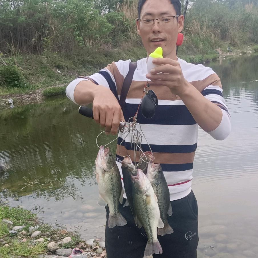 飘不动，甩两竿