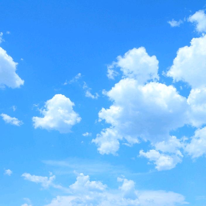 蓝天白云.