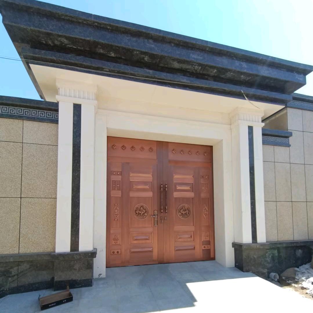 安国市柱诚别墅门升阳安全门实木楼梯