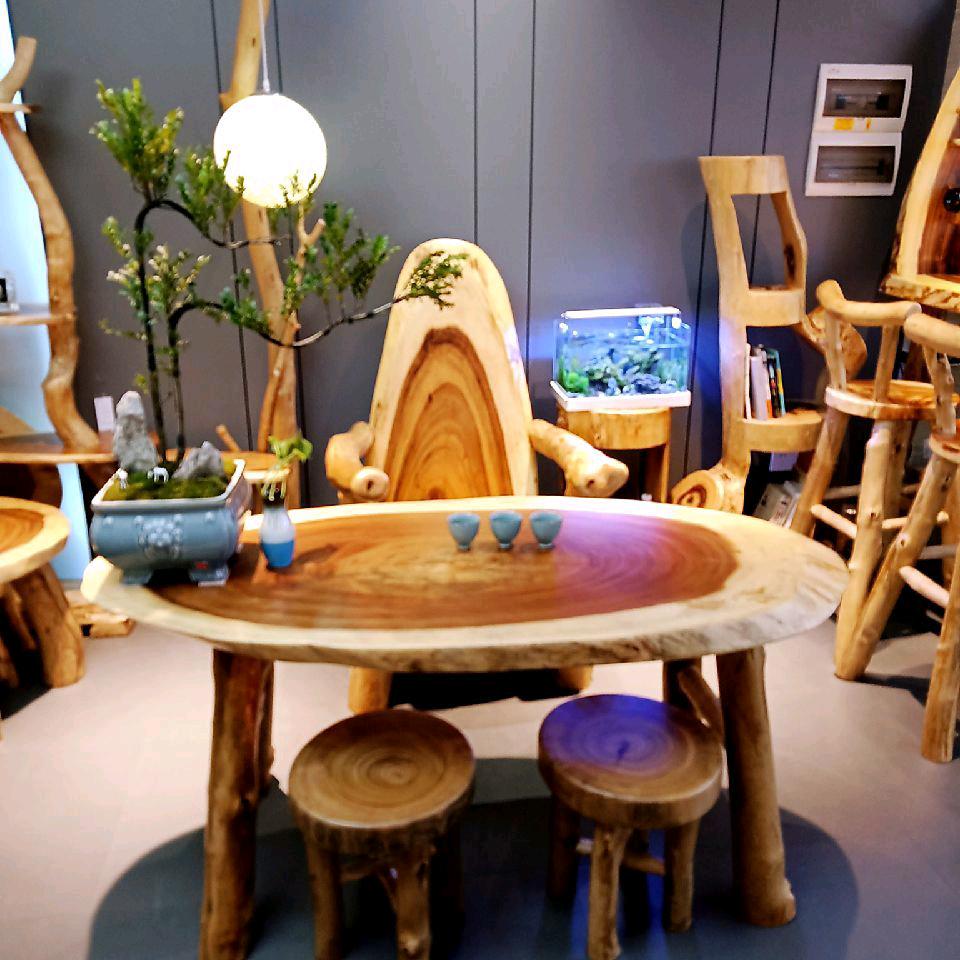 山水缘原木家具工厂