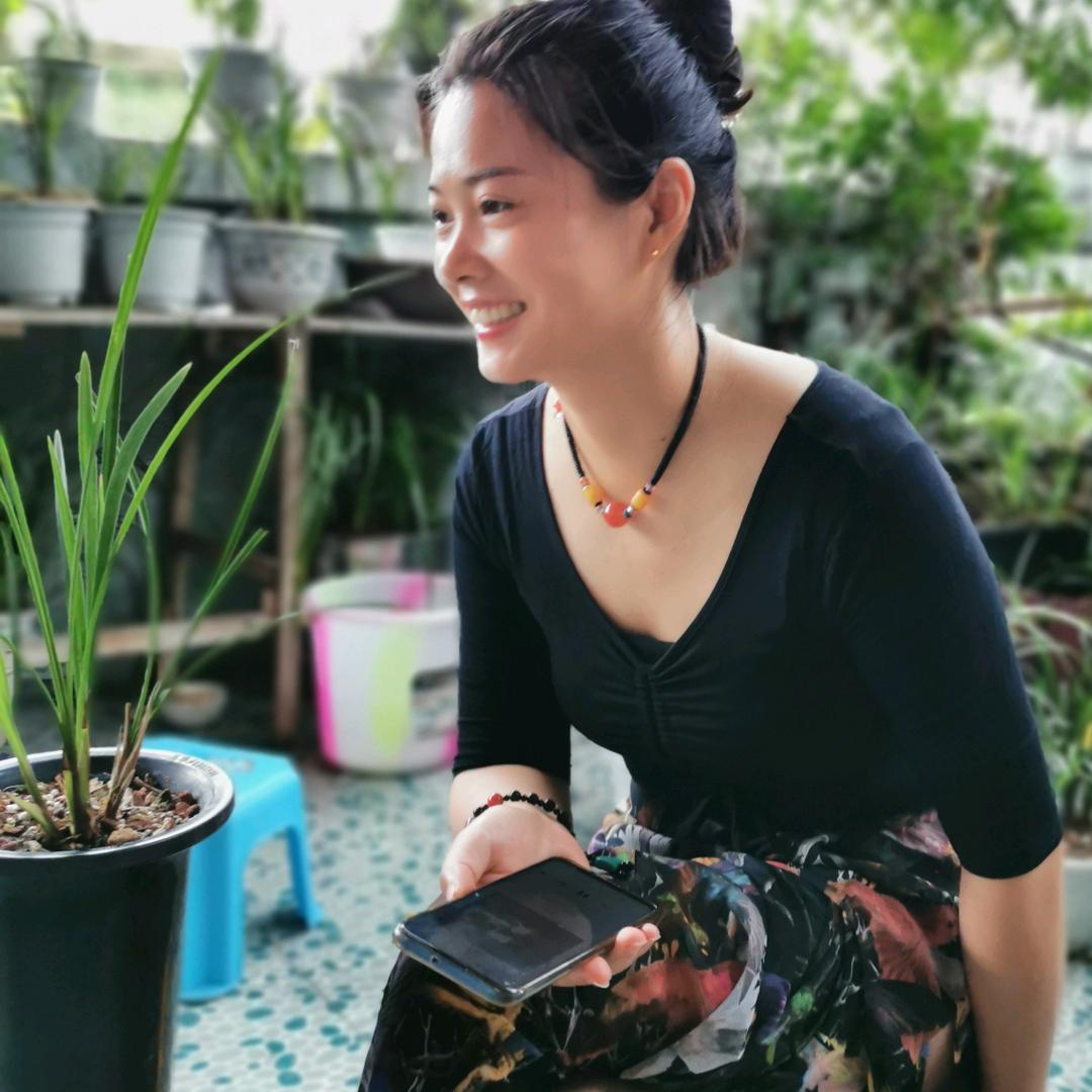 含秀园花卉(乐山兰花花.梅姑)