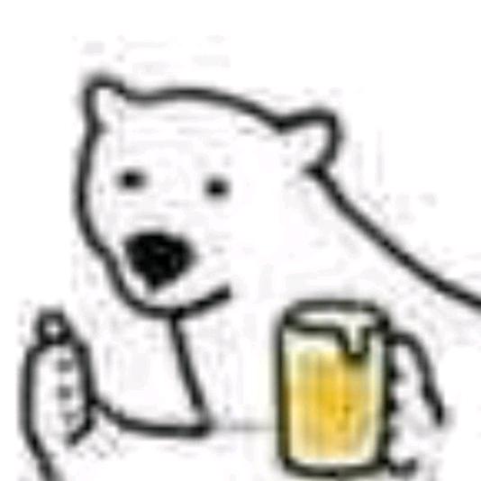 刷抖音的北极熊