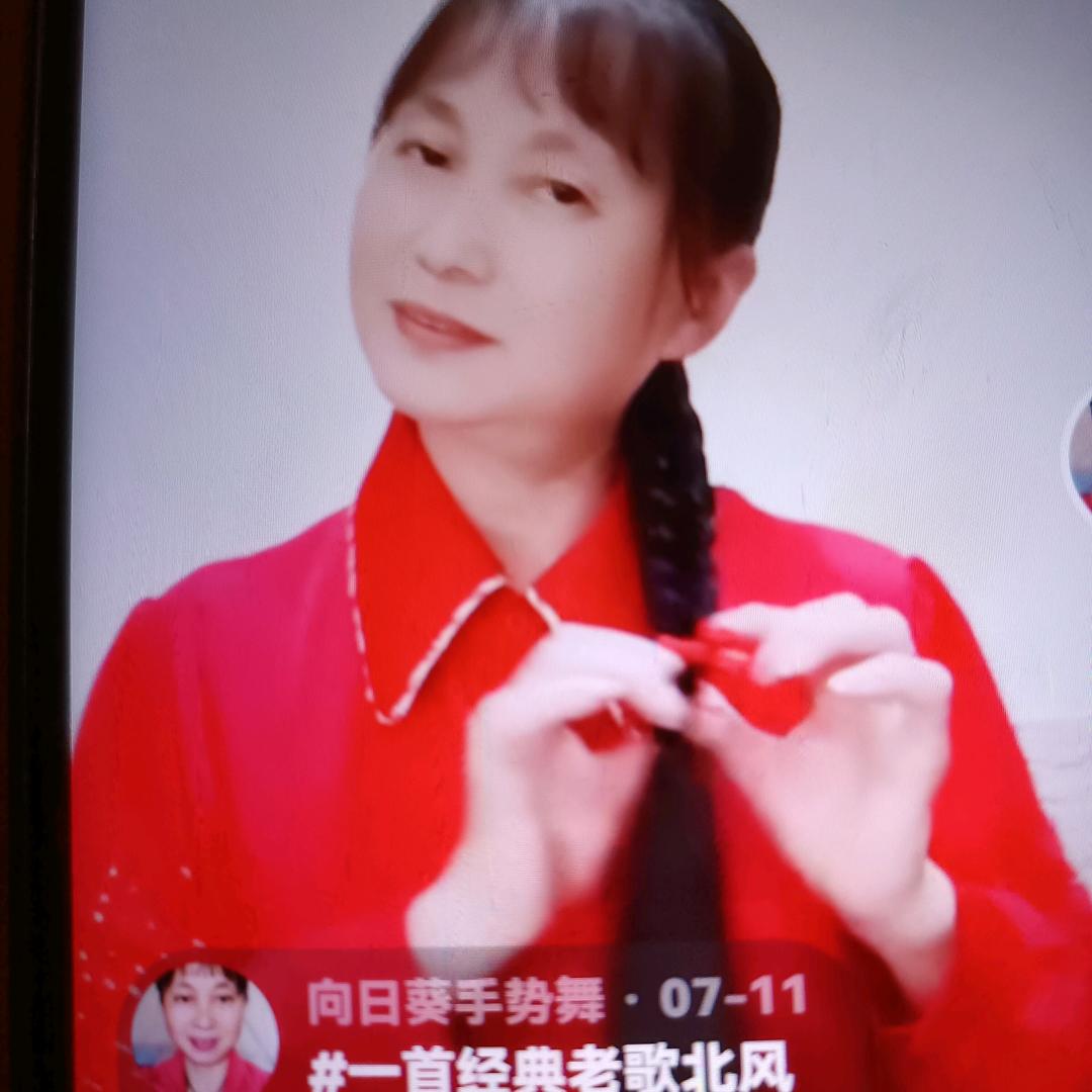 向日葵手势舞