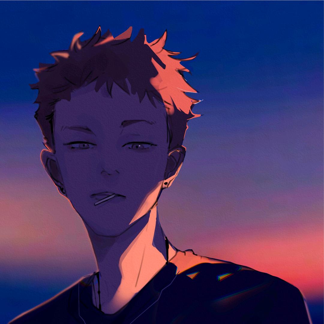 月在晚安里