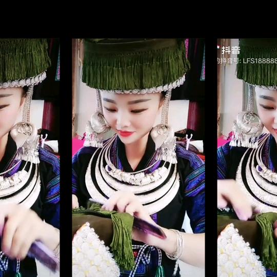 安龙蓝蝴蝶苗族制造服饰