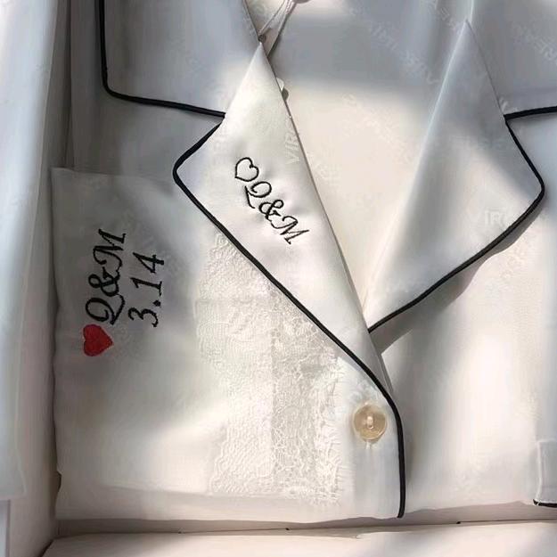 蜜宝睡衣家居定制刺绣