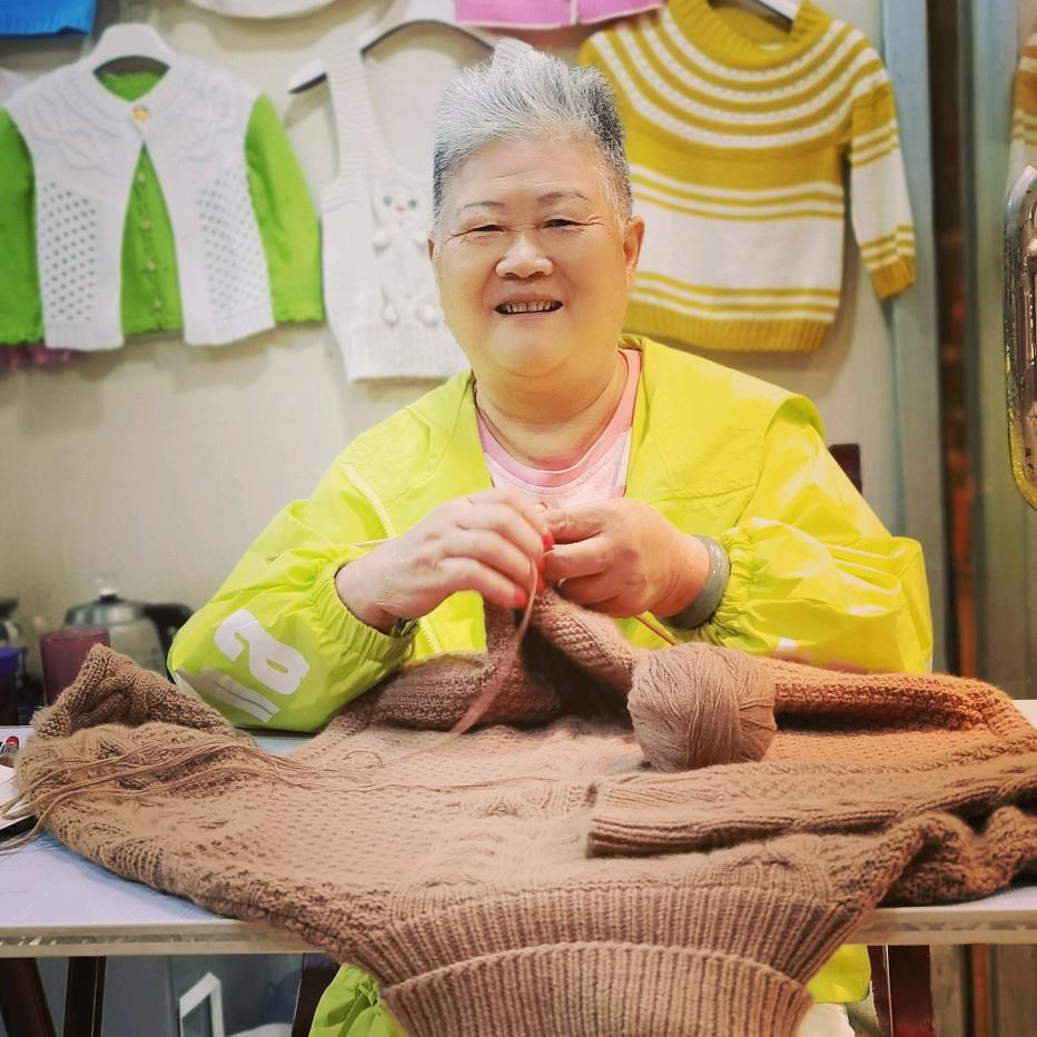 金锦纺手工毛衣