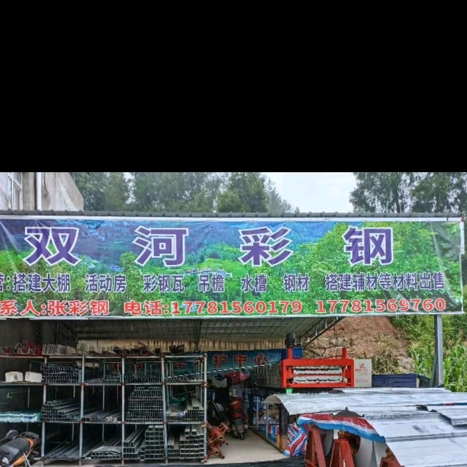 四川广元双河彩钢瓦 大棚搭建