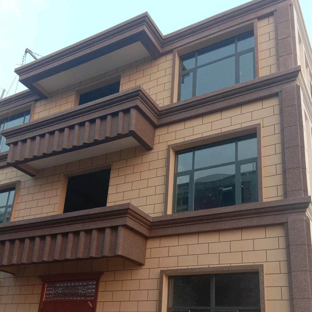 新蔡小卢外墙装饰（颂源寰彩仿石漆）