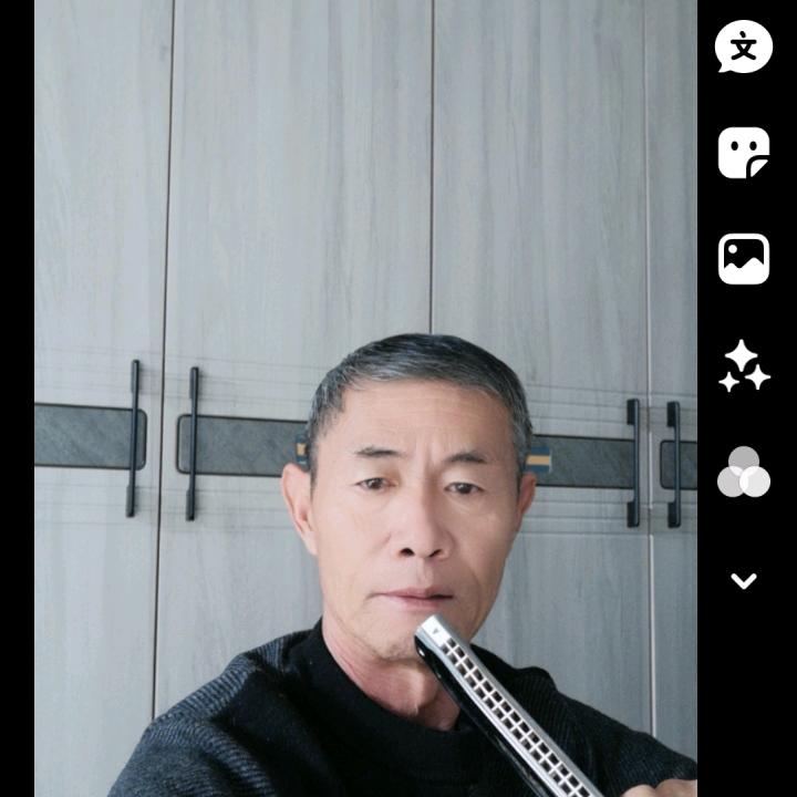 吹重音口琴