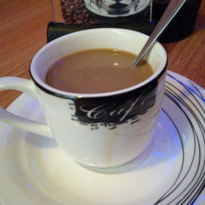 一杯热咖啡☕️