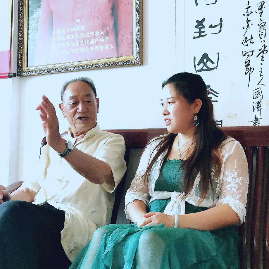 九妹（下堡坪民间故事传承人)