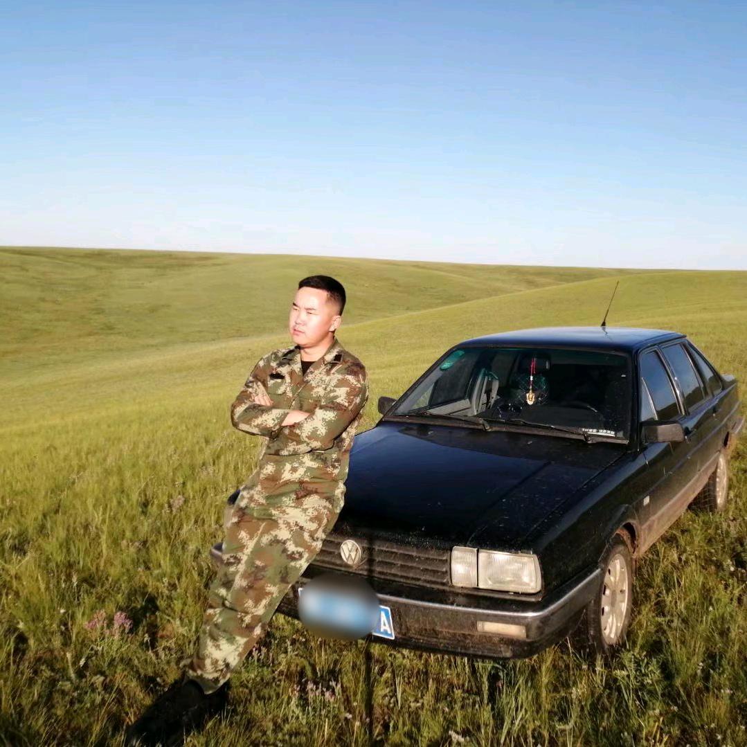 老兵在草原