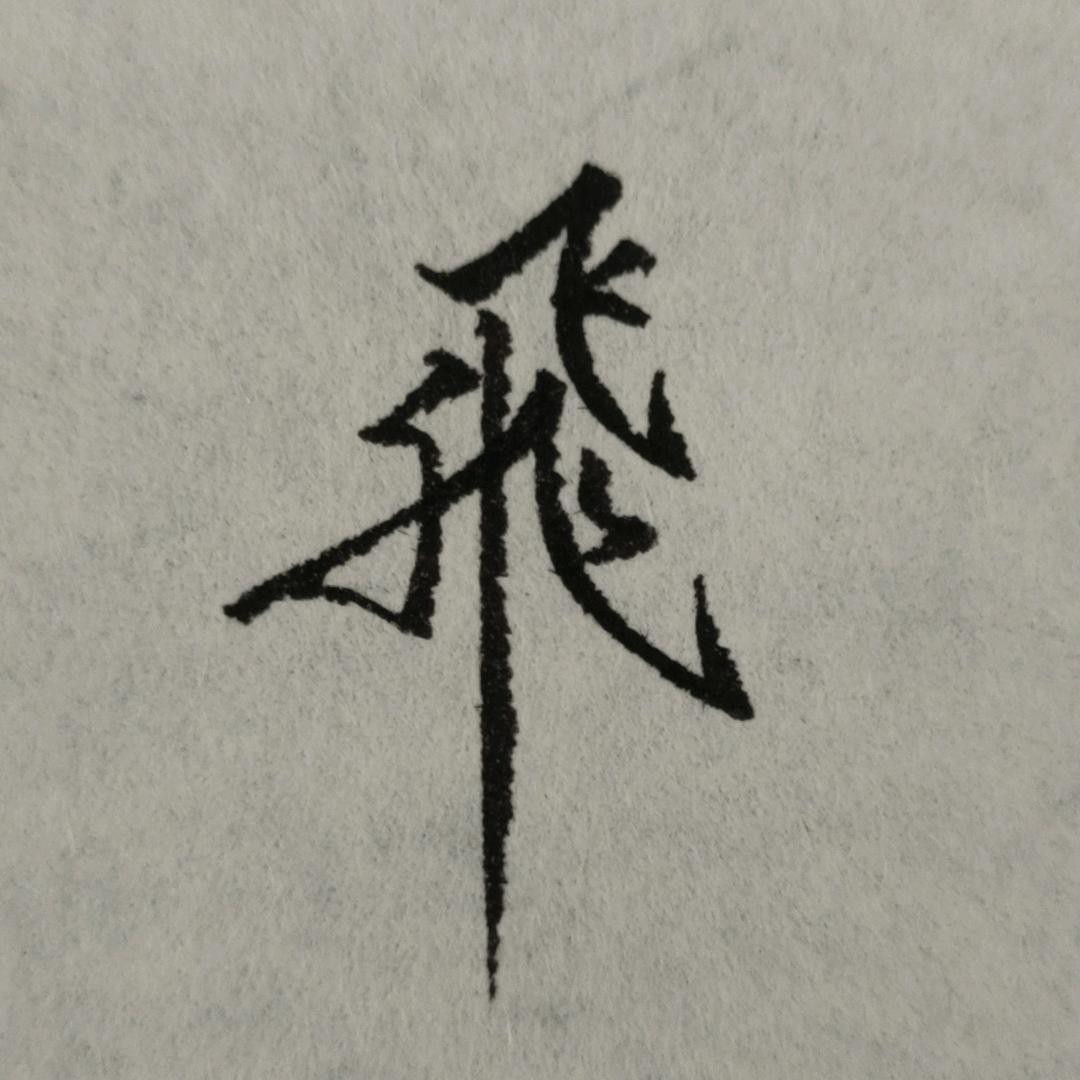 邓州市赵华飞练字