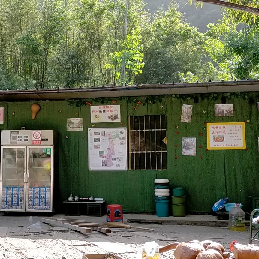 云露山  竹林饭店 山珍野菜 地锅柴鸡