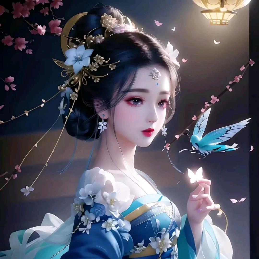芸芸穿戴甲财神爷照住