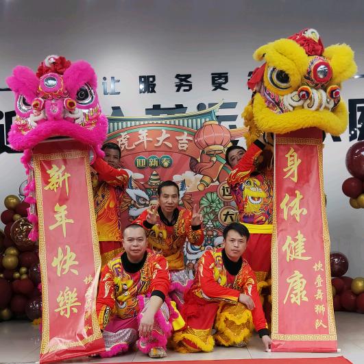 龙广坎叠舞狮团，二师兄（岑记安龙剪粉店