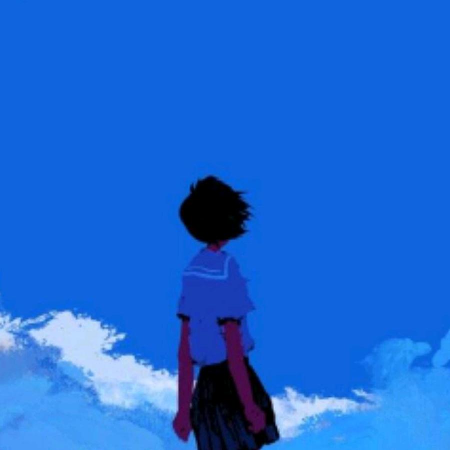 一个海蓝