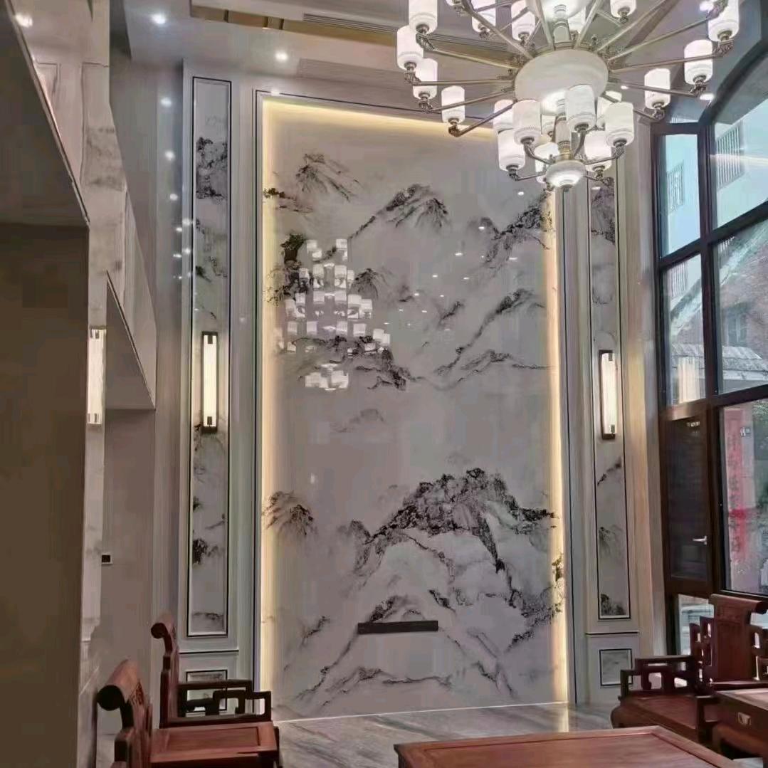 岩板定制，石材背景墙厂家直销。