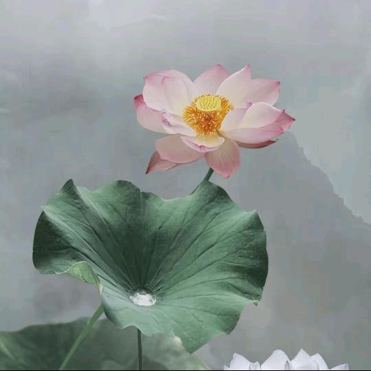 在雨中