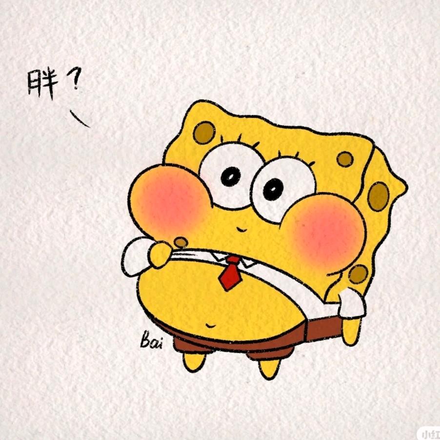 爱吹泡泡的海绵宝宝