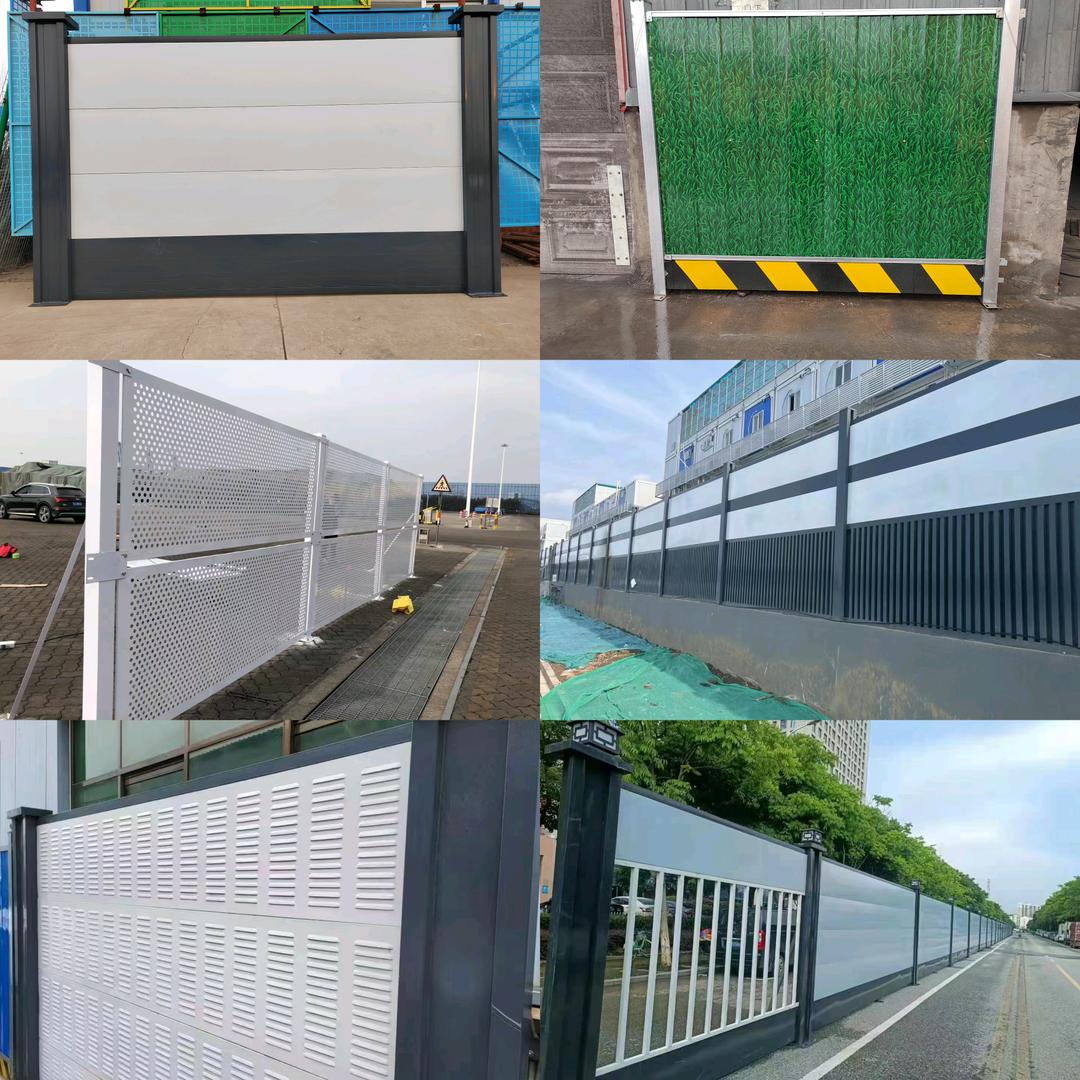 施工围挡源头厂家，领网装配式围挡彩钢围挡