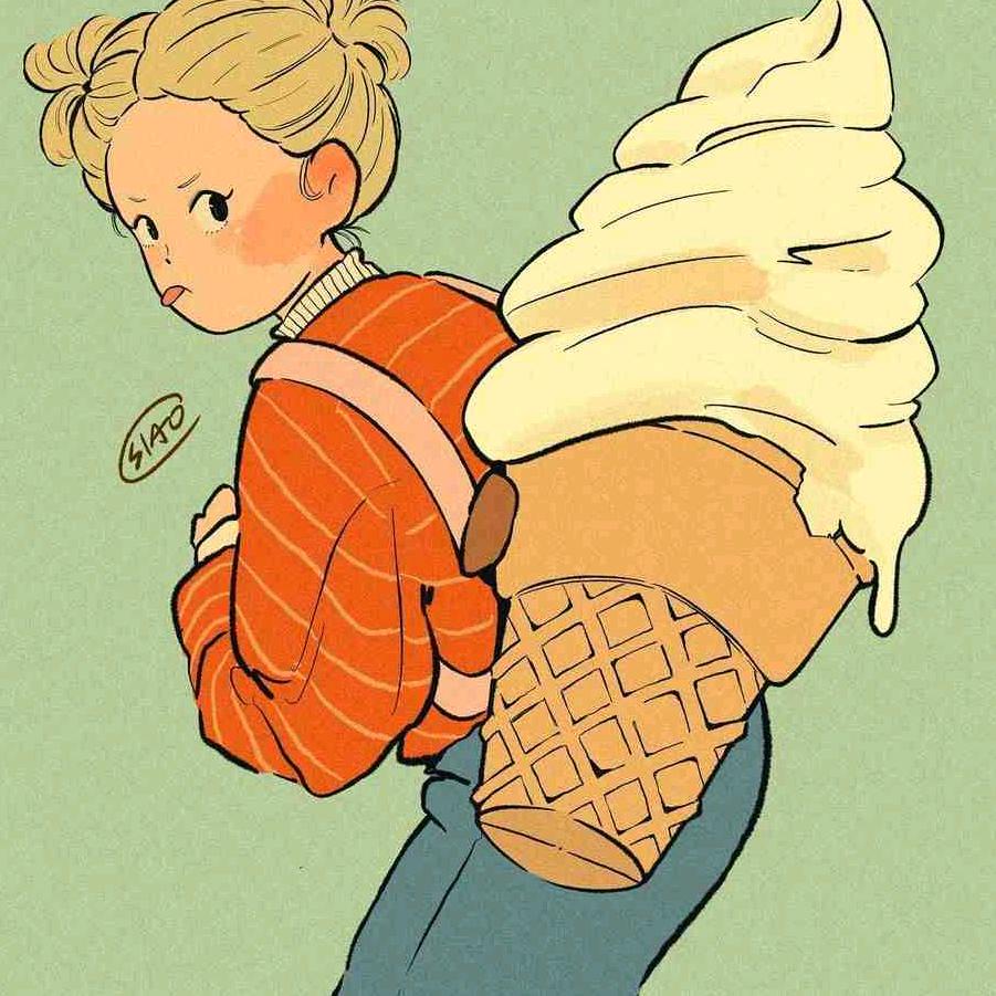 卖雪糕的小女孩