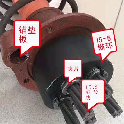 豪越预应力锚具 预应力波纹管 钢绞线