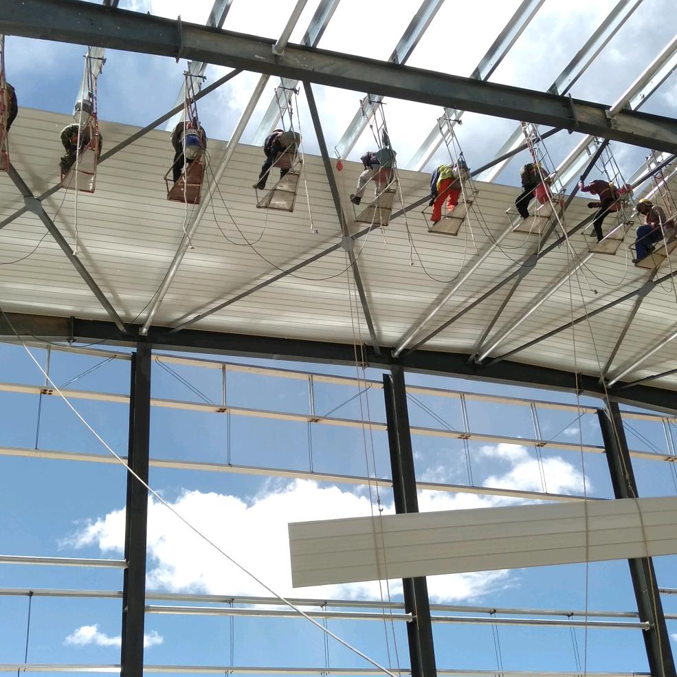 高兴华钢结构彩板维护安装劳务清包工