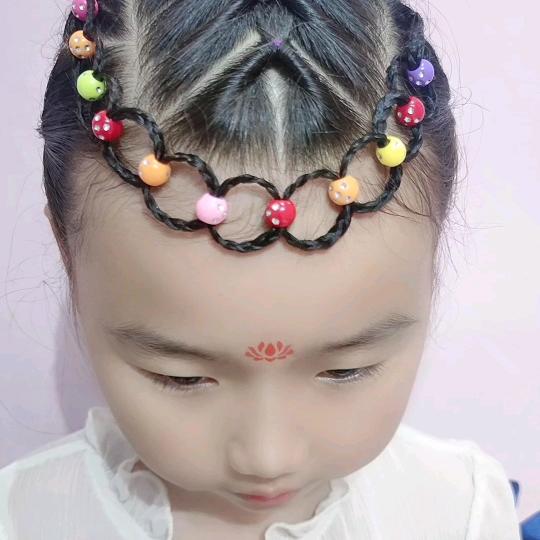 子怡儿童编发