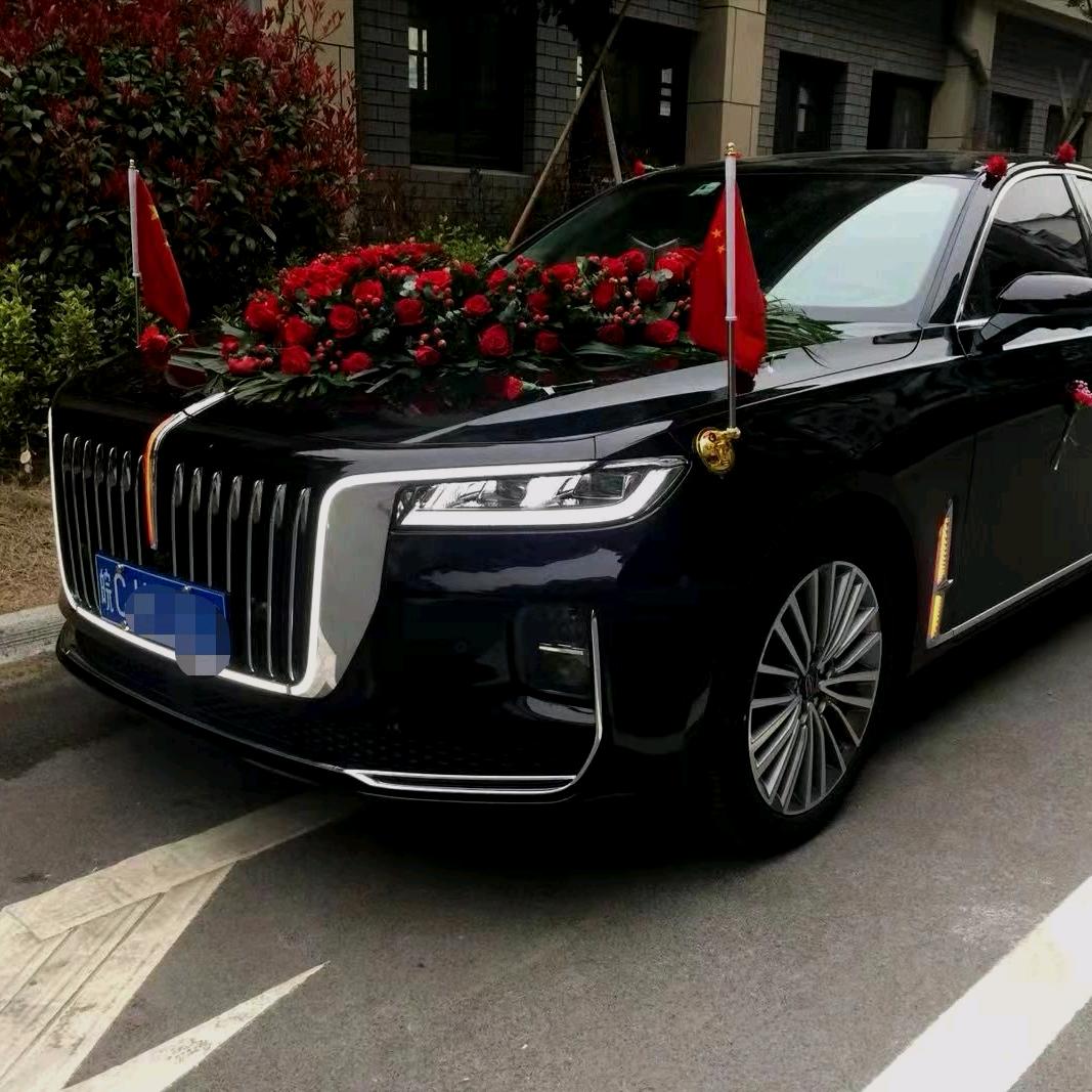 蚌埠传奇婚车红旗h9