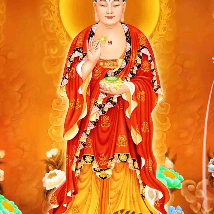 须发菩提心，莲花遍地生。