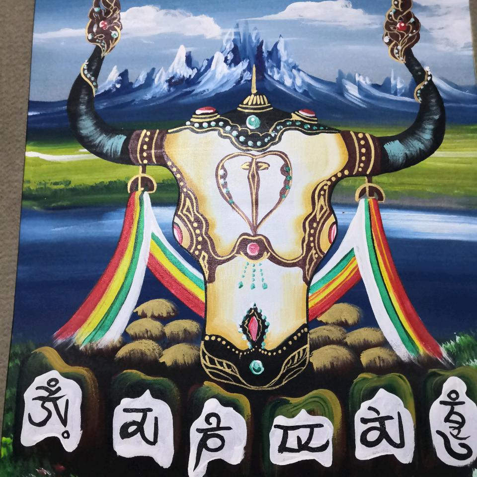 佛前灯...