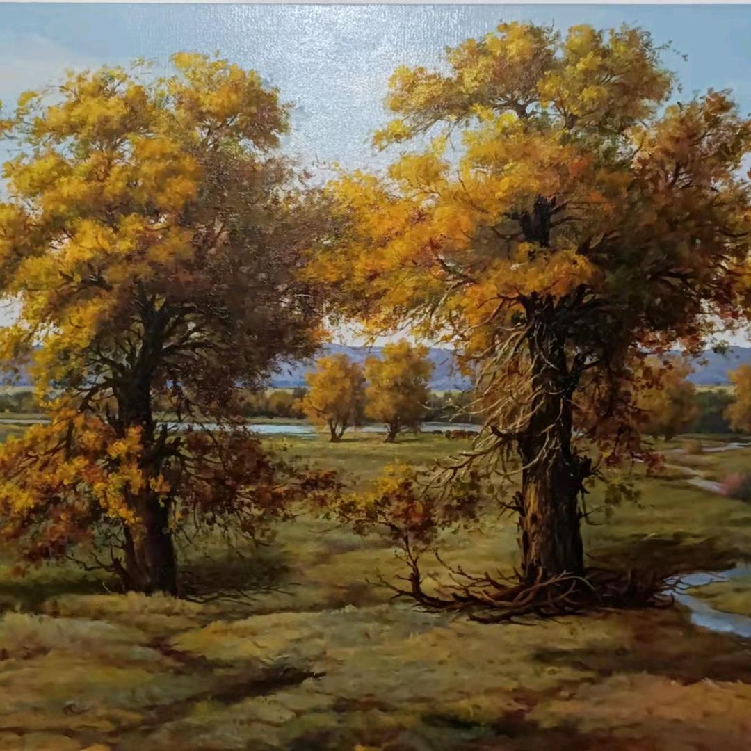 油画家郭福明的作品