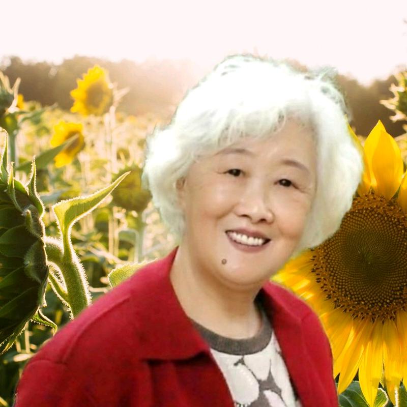 白发老姐姐