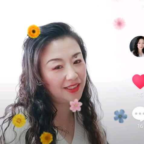 淡然微笑