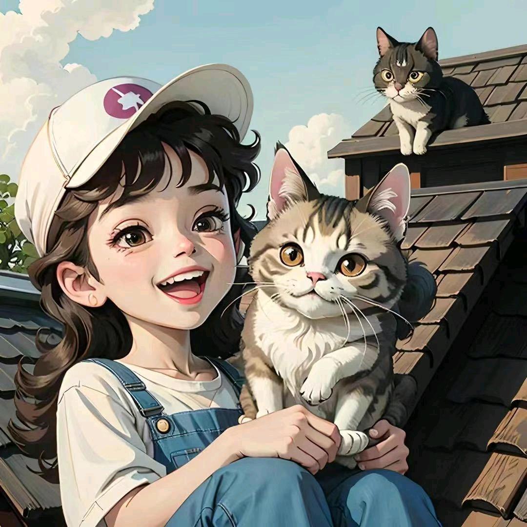 豹猫和安安的日常
