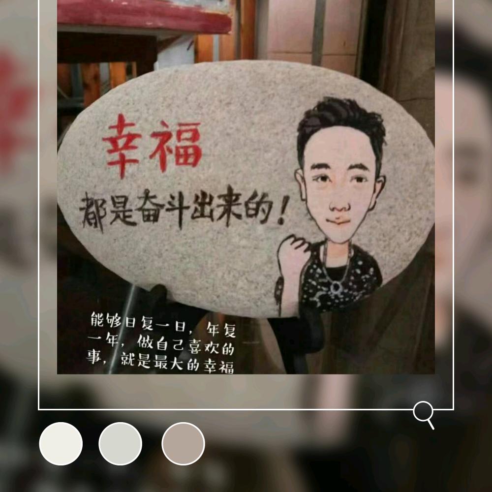 成都安仁古镇月光花工艺品古镇石刻画