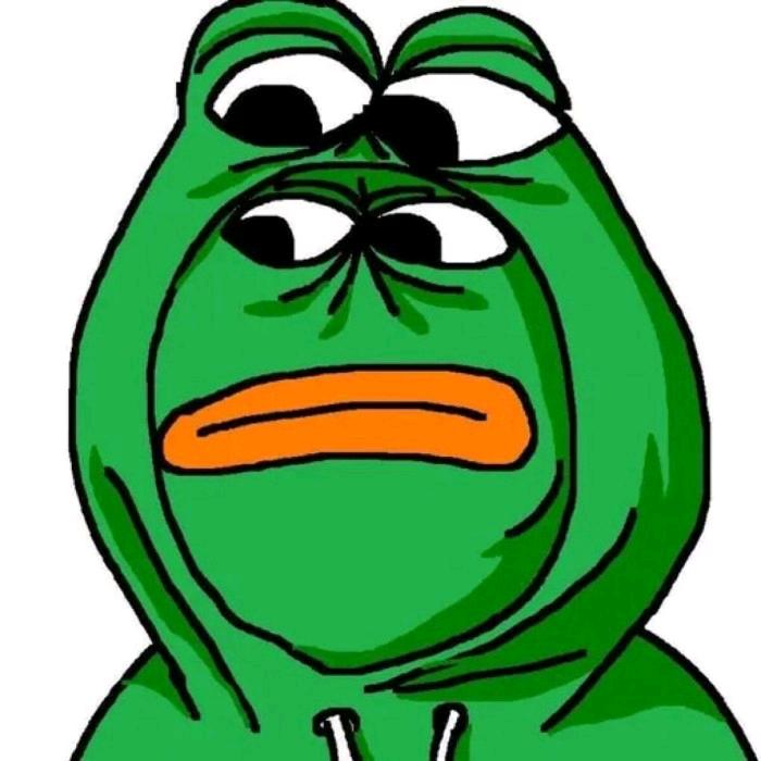 sad frog