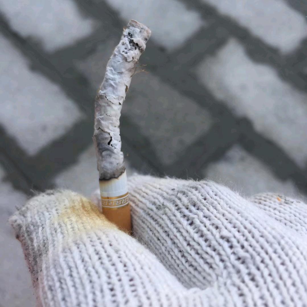 叼烟不点火