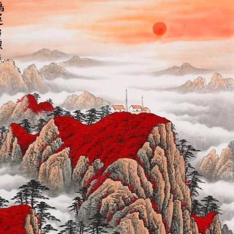 霞光万丈