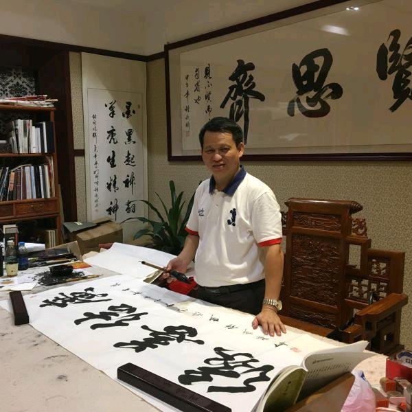 钟铁环手写对联