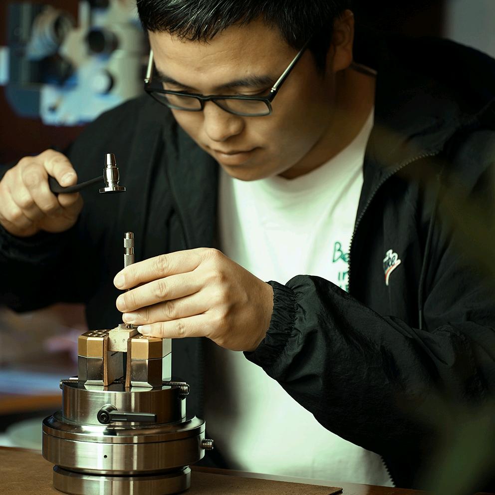 郑时茂的雕金工作室