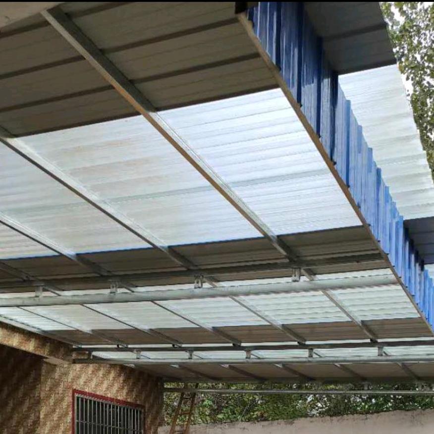 骆集刘庄彩钢瓦煤气站旁