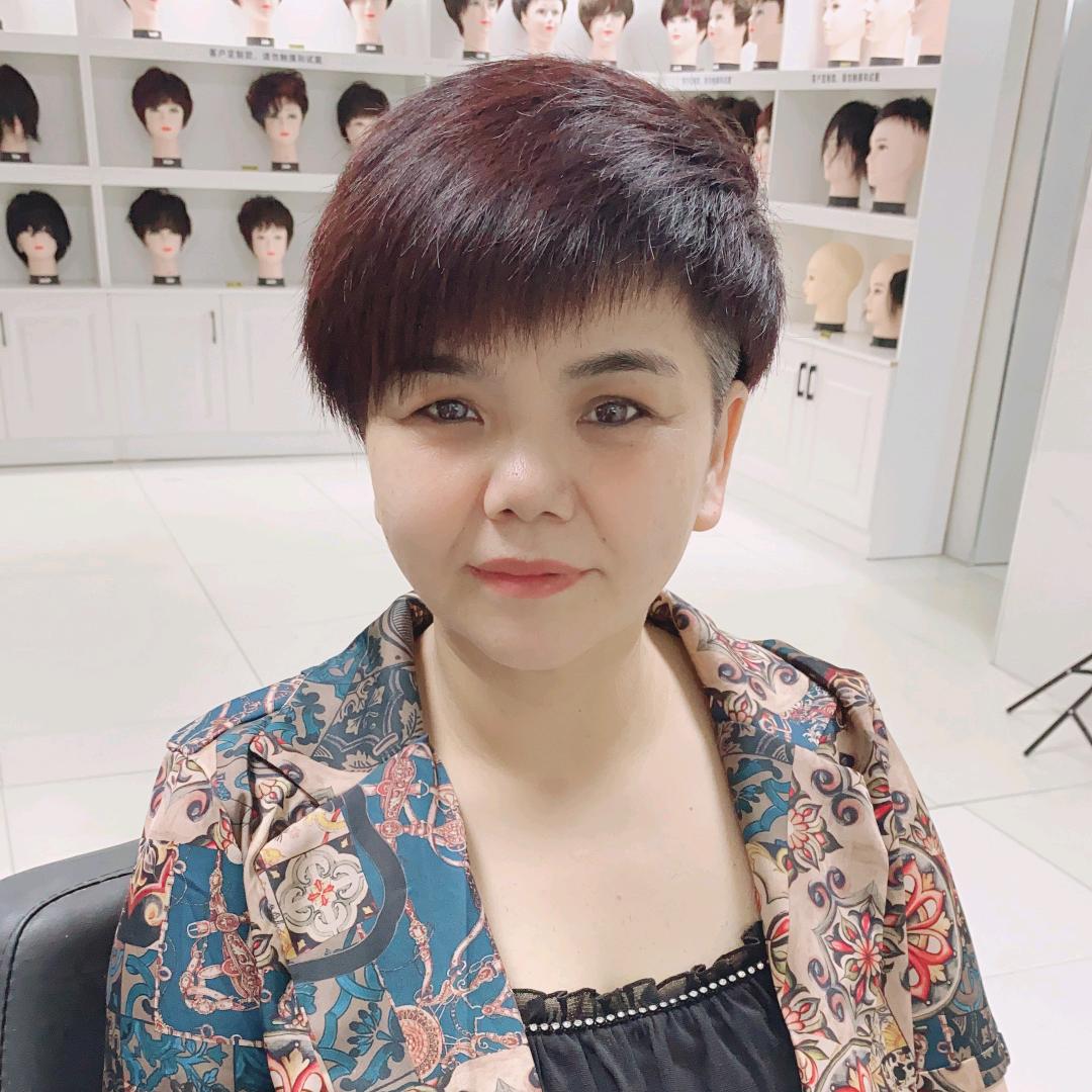 枝江真红补发假发