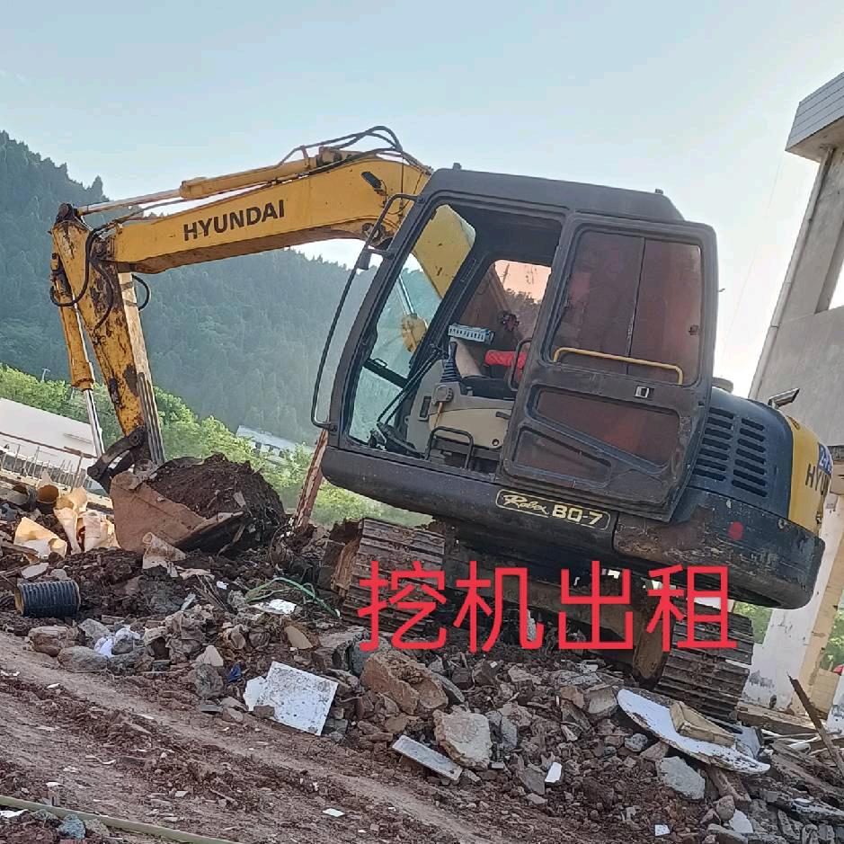 80 挖机出租