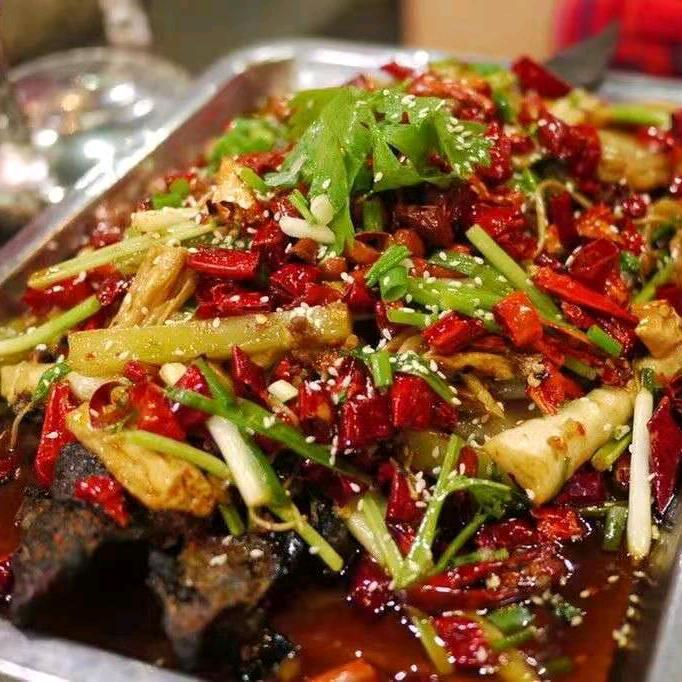 正宗贵阳留一手烤鱼   地址融金中心