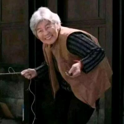 老婆婆吃低保