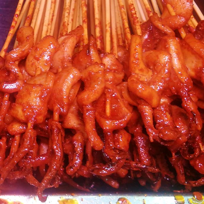 美食分享火爆鱿鱼