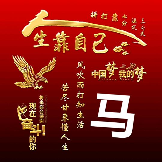 为梦想拼搏